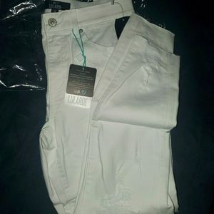 LULA ROE WHITE DENIM